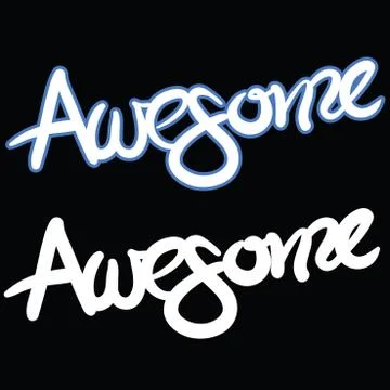 Awesome Stock Illustration