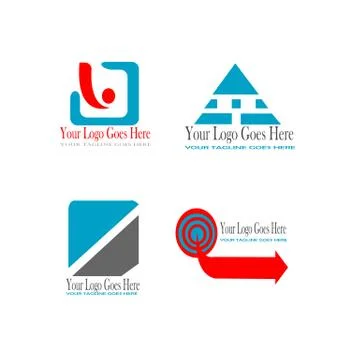 Awesome logo Collection Stock Illustration