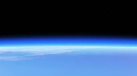 Awesome Low Earth Orbit from Space Stock Footage 40331211