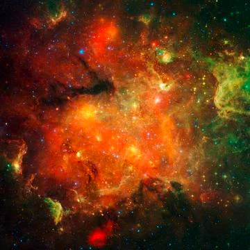 Awesome nebula in space. Elements of this image furnished by NASA Stock Illustration