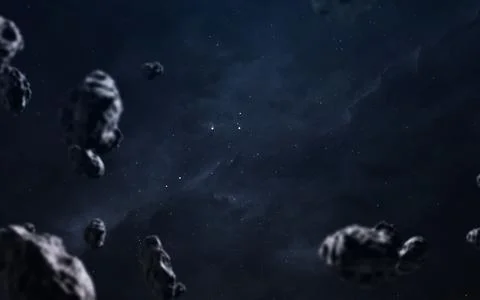 Awesome nebulaes in deep space. Starfields of endless cosmos. Elements of this イラスト素材