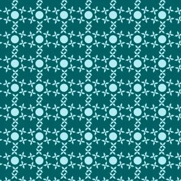 Awesome Nice Cyan Pattern Design Template Stock Illustration