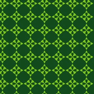 Awesome Nice Green Pattern Design Template Stock Illustration
