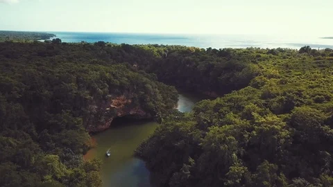 Awesome river view Video stock 100763032