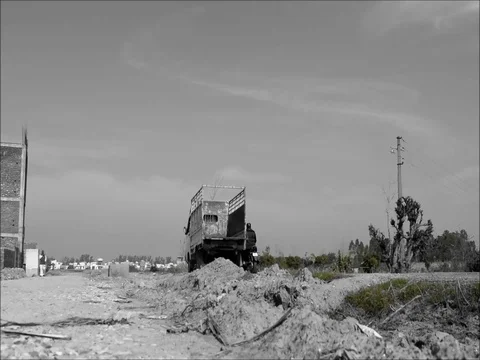 Awesome Road Timelapse   Depth of field : Indian Highway Video stock 72234637