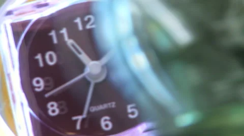 Awesome Rotating Crazy Clocks Time II HD Stock Footage 40714207