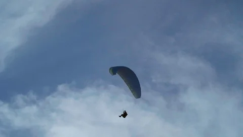 Awesome Slow Motion Paraglider Видео 102501091