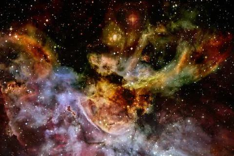 Awesome space background. Elements of this image furnished by NASA Photos