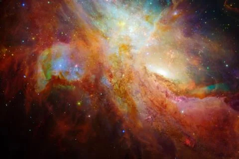 Awesome space background. Elements of this image furnished by NASA Foto stock