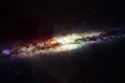 Awesome space background. Elements of this image furnished by NASA Foto stock