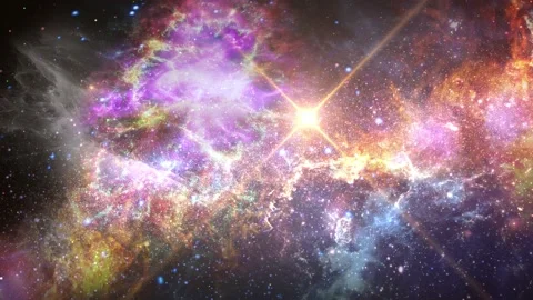 Awesome Space Star Vídeos de archivo 100601012