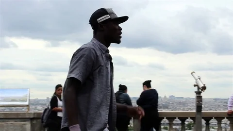 An awesome street dancer Stock Footage 78505568