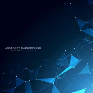 Awesome technology particles background design Illustrazione stock