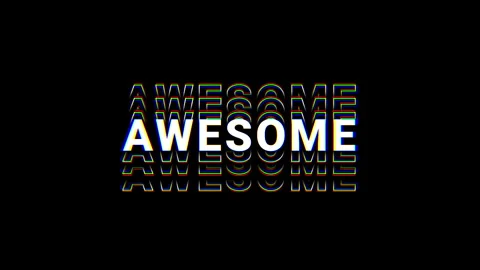 Awesome text typography animation 4k video Stock Footage 278320498