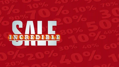 Awesome trading announcement using colour letter over striking background with Stock Footage 130035582