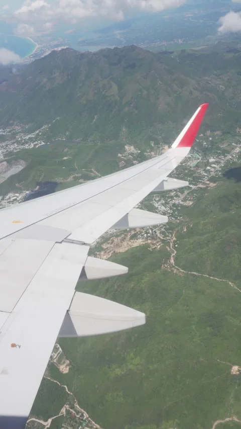 Awesome view of the earth from a plane Stock Footage 298469979