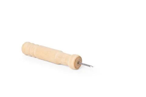 An awl on a white background with copy space Stock Photos