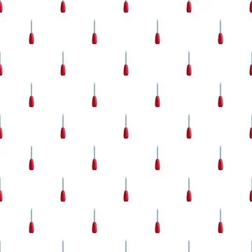 Awls tool seamless pattern for crafts and leatherwork Stock Illustration