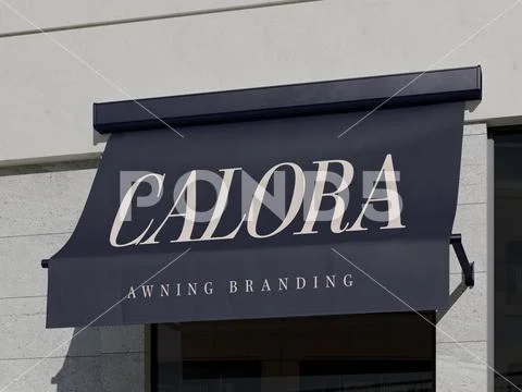 Awning Mockup Plantilla PSD