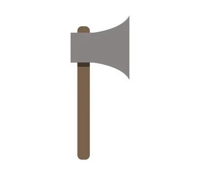 Ax icon illustrated in vector on white background Stock Illustration