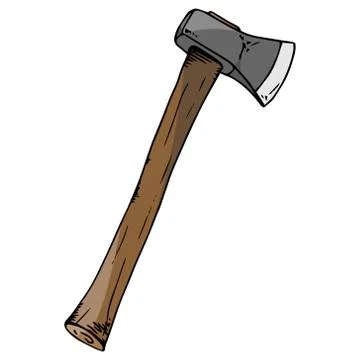 Ax icon. Stock Illustration