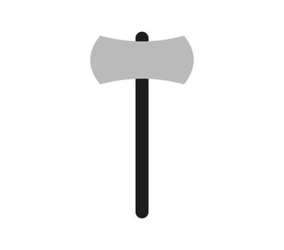 Ax icon on white background Stock Illustration