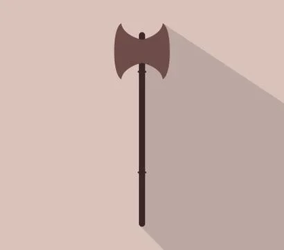 Ax icon on white background Stock Illustration