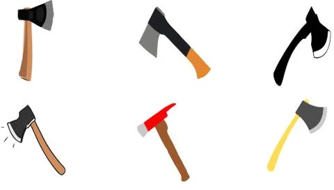 Ax icon on white background Stock Illustration