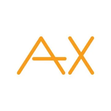 Ax initial letter vector logo icon Stock Illustration