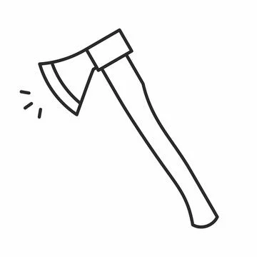 Ax vector icon Stock Illustration