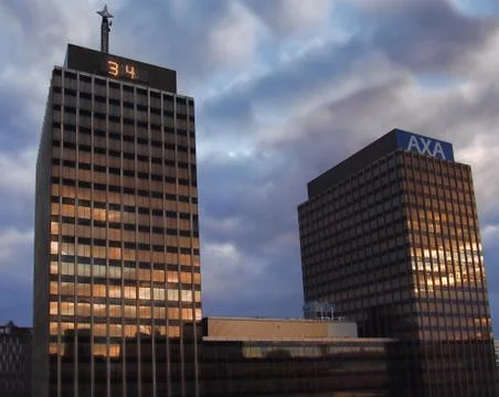 AXA Towers Stock Photos