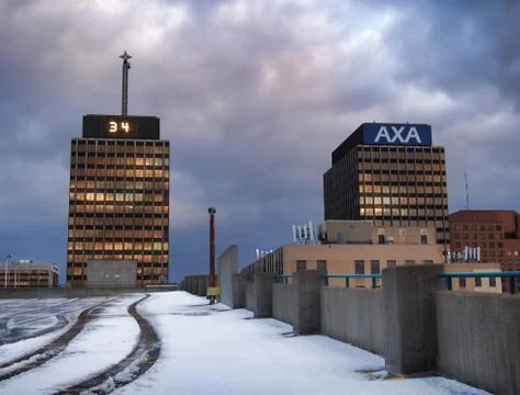 AXA Towers Stock Photos