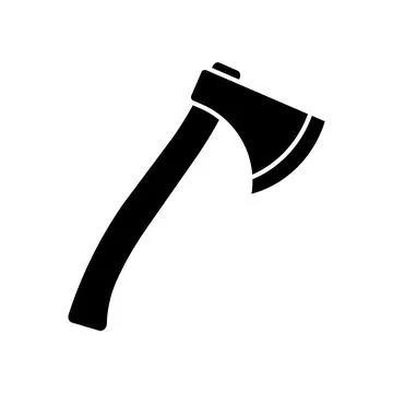 Axe icon in flat style. Vector. Stock Illustration