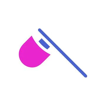 Axe Icon Graphic Vector Minimalist Illustration Stock Illustration