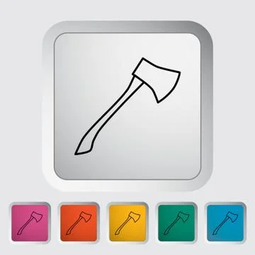 Axe icon Stock Illustration