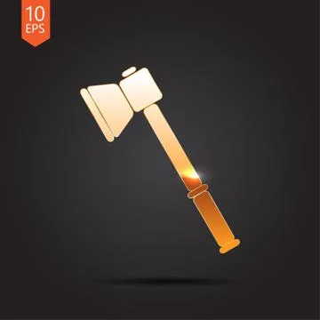 Axe icon Stock Illustration