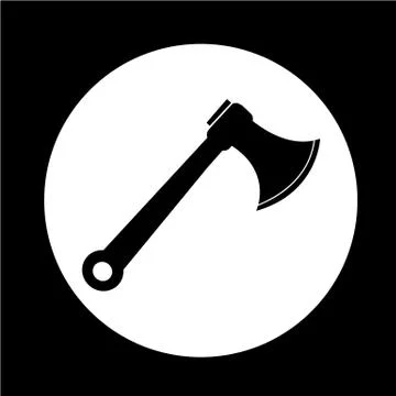 Axe icon Stock Illustration