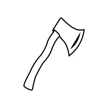 Axe icon Stock Illustration