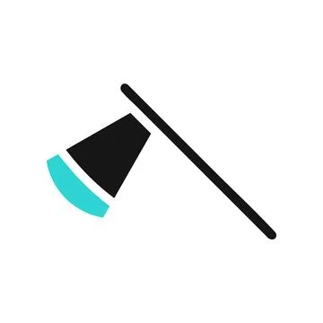 Axe Icon.  Simple, Modern, and Minimalist Axe Symbol. Illustrazione stock