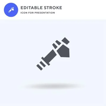 Axe icon vector, filled flat sign, solid pictogram isolated on white, logo Illustration