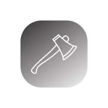 Axe icon vector Stock Illustration