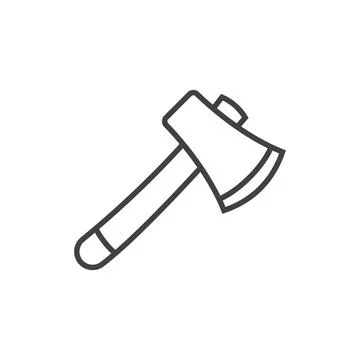 Axe icon vector Stock Illustration