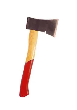 Axe isolated on white background Stock Photos