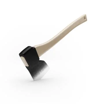 Axe isolated on white 库存插图