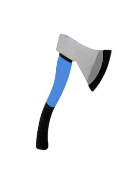 Axe isolated on white Stock Photos