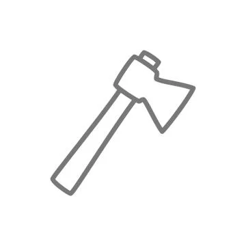 Axe line icon. Stock-Illustration