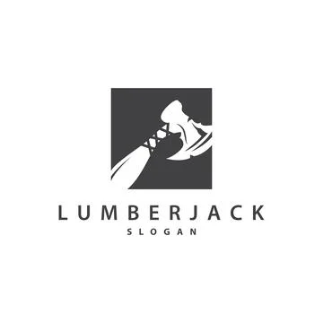 Axe Logo Simple Design Illustration Symbol Template Stock Illustration