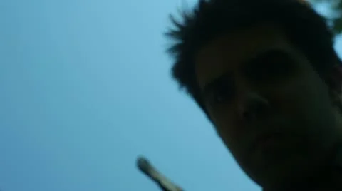 Axe murder destroy destroying Stock Footage 11694048