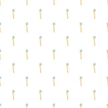 Axe pattern creating a repeating tool background 스톡 일러스트