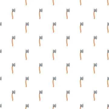 Axe pattern creating a repetitive woodworking background イラスト素材